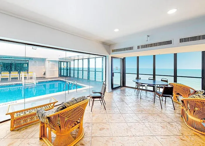 Updated Waterfront With Balcony Pools Game Sauna & Gym *